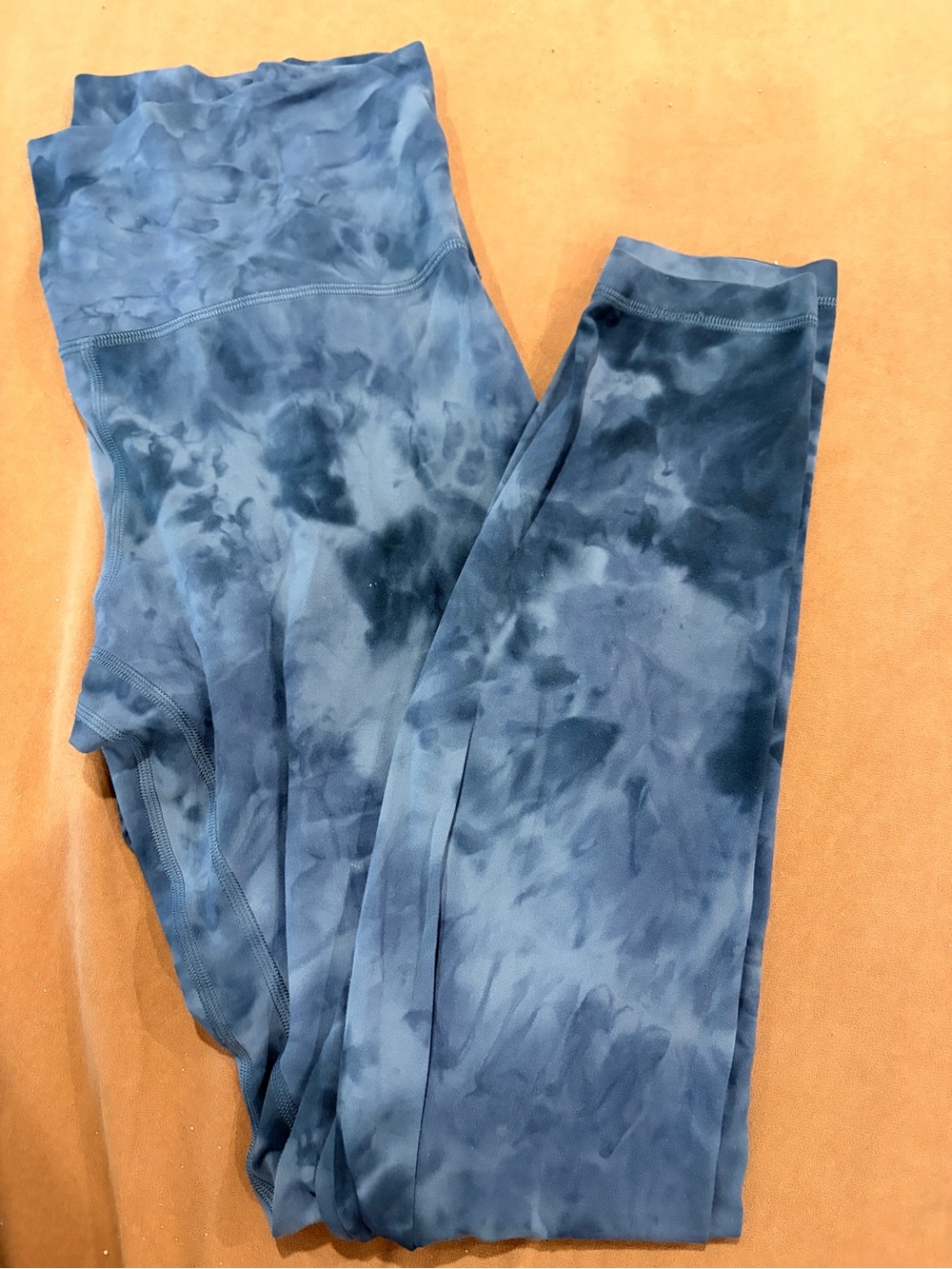 lululemon athletica Blue Tie-Dye High-Rise Leggings